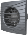 SILENT 5C Dark Gray metal, Вентилятор накладной SILENT D125 обр.клапан Dark gray metal DICITI