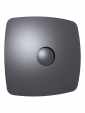 RIO 5C Dark Gray metal, Вентилятор накладной RIO D125 обр.клапан Dark gray metal DICITI