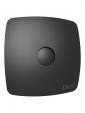 RIO 5C Matt black, Вентилятор накладной RIO D125 обр.клапан Matt black DICITI