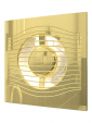 SLIM 4C Gold, Вентилятор накладной SLIM D100 обр.клапан Gold DICITI