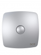 RIO 5C Gray metal, Вентилятор накладной RIO D125 обр.клапан Gray metal DICITI