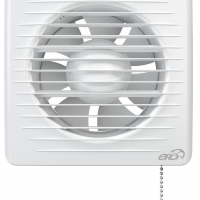 ERA 5-02  НОВЫЙ ДИЗАЙН  Вентилятор накладной ERA D125 шнурок ERA
